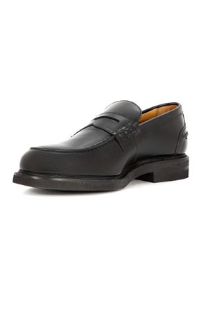 Black leather loafer BERWICK 1707 | 5633ANTIKNEGRO
